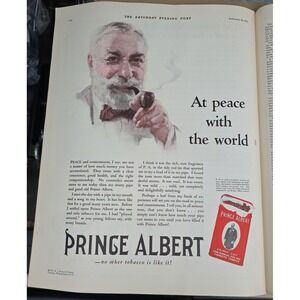 Vintage Prince Albert Tobacco Advertisement Print 1927